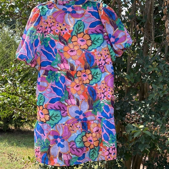 THML Multicolor Abstract Dress - Picture 7 of 8